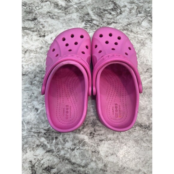 Crocs Pink C9 Toddler Baya Clogs - Picture 7 of 7